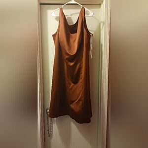 Burnt orange bridesmaid dress worn once.